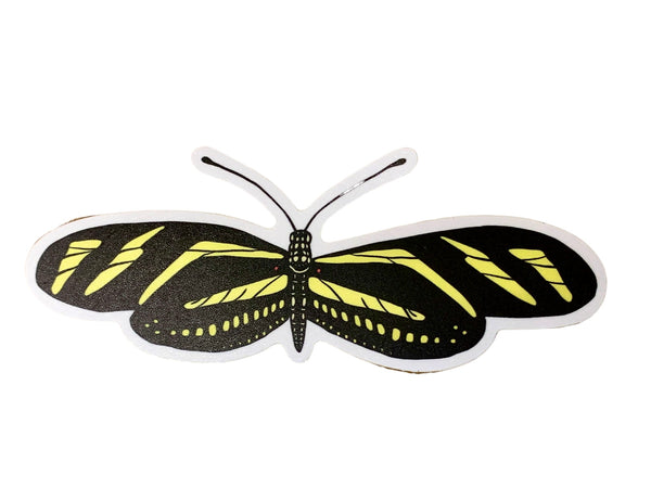 Sticker - Zebra Longwing Butterfly