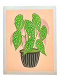 Risograph Print - Begonia 8.5x11