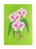 Risograph Print - Orchid 5x7" Green Background