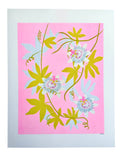 Risograph Print - Passionflower 8.5x11”