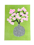 Risograph Print - Cherry Blossoms 5x7"