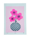 Risograph Print - Rose 5x7