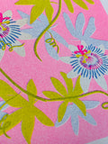 Risograph Print - Passionflower 8.5x11”