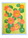 Risograph Print - Nasturtium 8.5x11