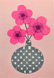 Risograph Print - Rose 5x7