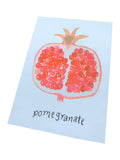 Risograph Print - Pomegranate 5x7"