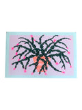 Risograph Print - Christmas Cactus Neon 11x17