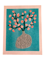 Risograph Print - Cherry Blossoms 8.5x11"