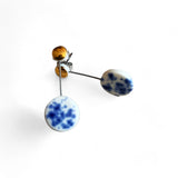 Studs - Orbit - Blue Speckle + Gold