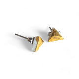 Triangle Studs - All Gold