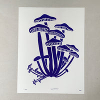 Risograph Print - Mushrooms