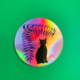 Sticker - Black Cat (Holo)