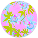 Sticker - Passionflower (Holo + Plain)