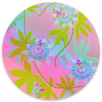 Sticker - Passionflower (Holo + Plain)