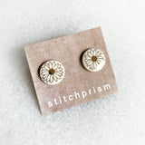 Gold Luster Studs - Daisy