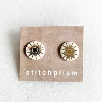 Gold Luster Studs - Eclipse