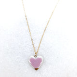 Heart Necklace - Lavender
