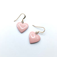 Heart Earrings - Pink