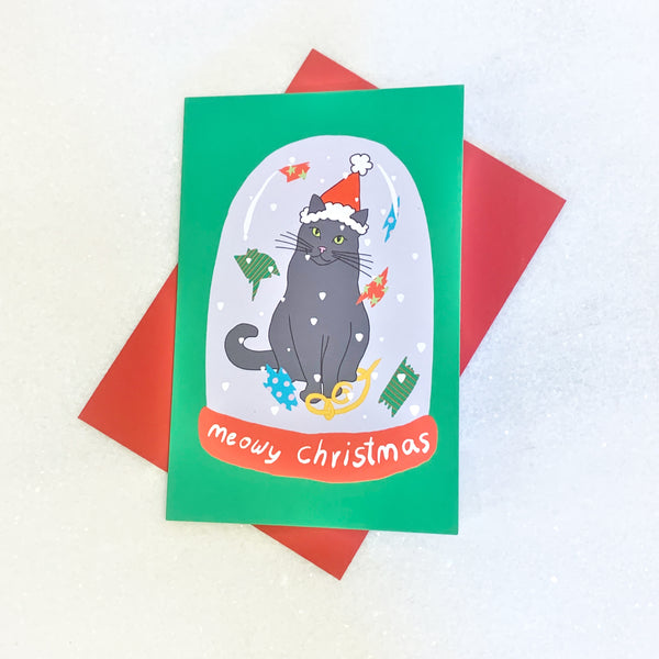 Card - Meowy Christmas