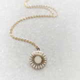 Gold Luster Necklace - Sun