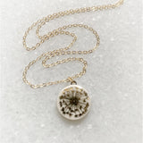 Gold Luster Necklace - Dandelion Puff